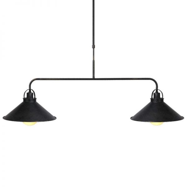 Hanglamp Berkley, roestbruin