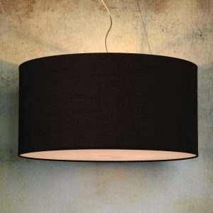 Universele hanglamp Coral, zwart, 40 cm