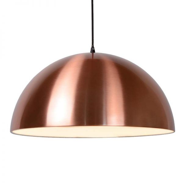 Koperkleurige hanglamp Riva