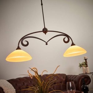 Leuke hanglamp Luca in landhuisstijl