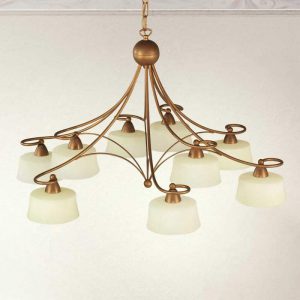 Klassieke hanglamp Alessio, 9-lichts
