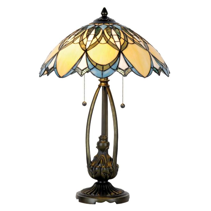 Bijzondere tafellamp Poseidon, Tiffany