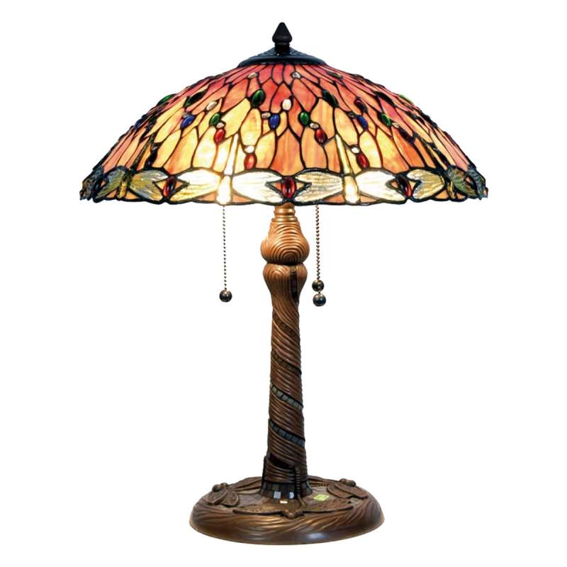 Sprookjesachtige tafellamp Bella in Tiffany-stijl