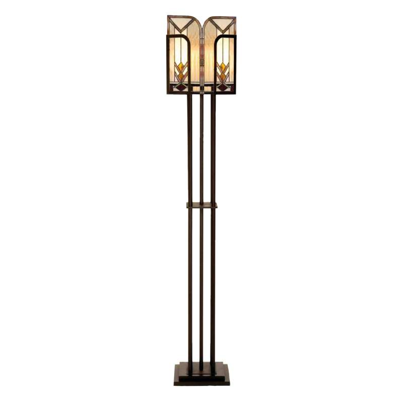 Vloerlamp Madison in Tiffany-stijl