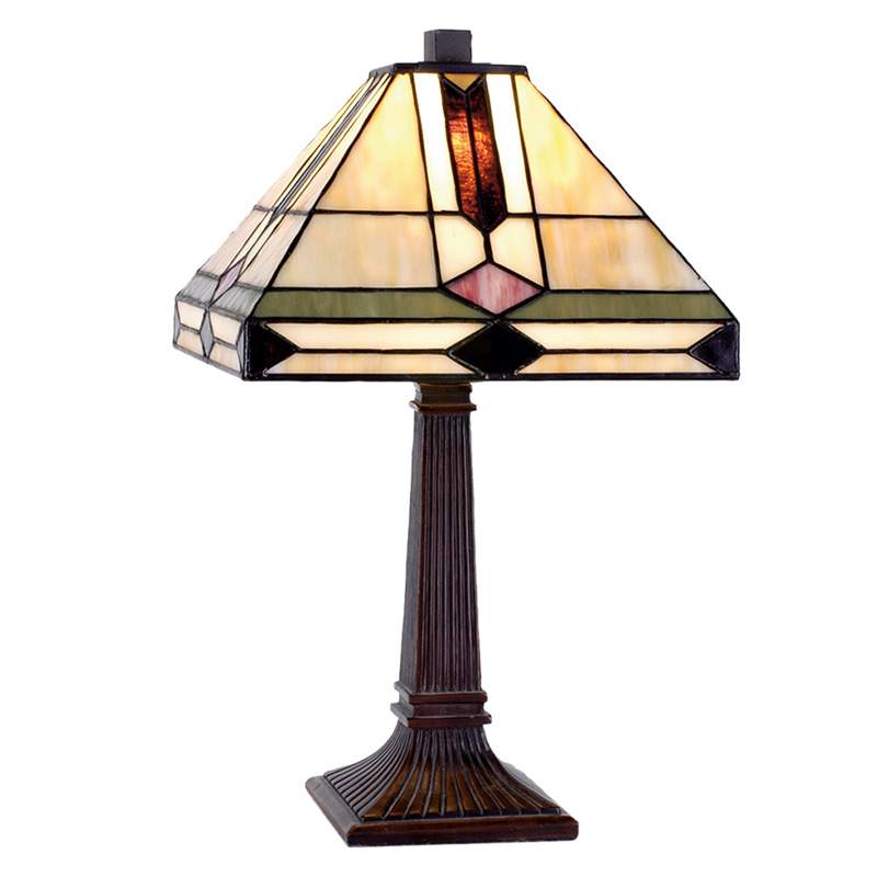 Emiliane - tafellamp in Tiffany-stijl