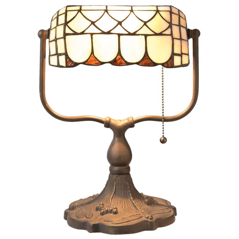 Matea - bankierslamp in Tiffany-stijl