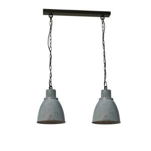 Masterlight Stoere eetkamerlamp Industria 2x27 Masterlight 2007-60-H-70-2