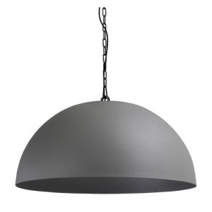 Masterlight Grote betongrijze hanglamp Industria 80 Masterlight 2201-00-00-K