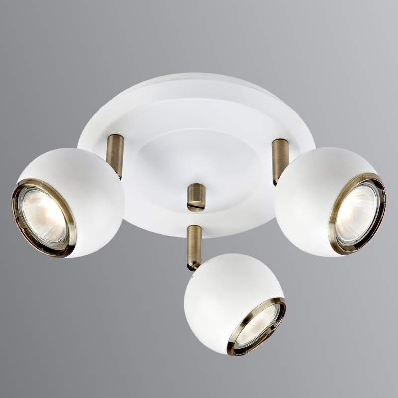 Coco - plafondlamp met drie lampen in wit