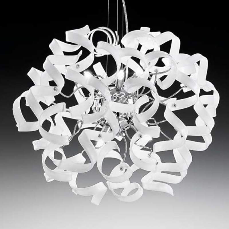 Fraaie hanglamp WHITE, diameter 50 cm
