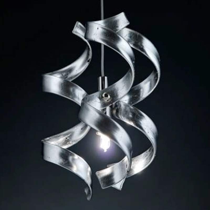 Smalle hanglamp Silver, 1-lichts