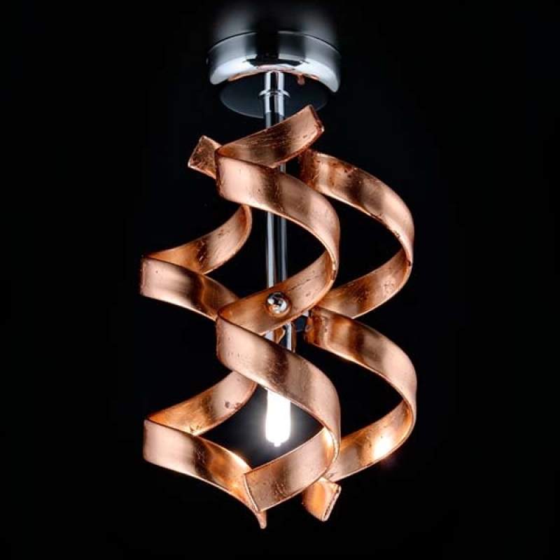 Eenvoudige plafondlamp Copper