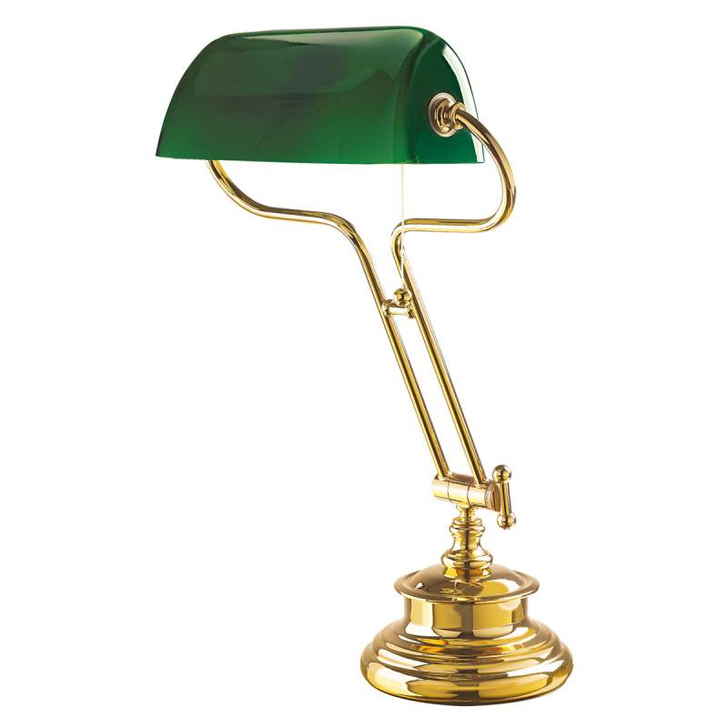 FIGI aantrekkelijke tafellamp met groen glas