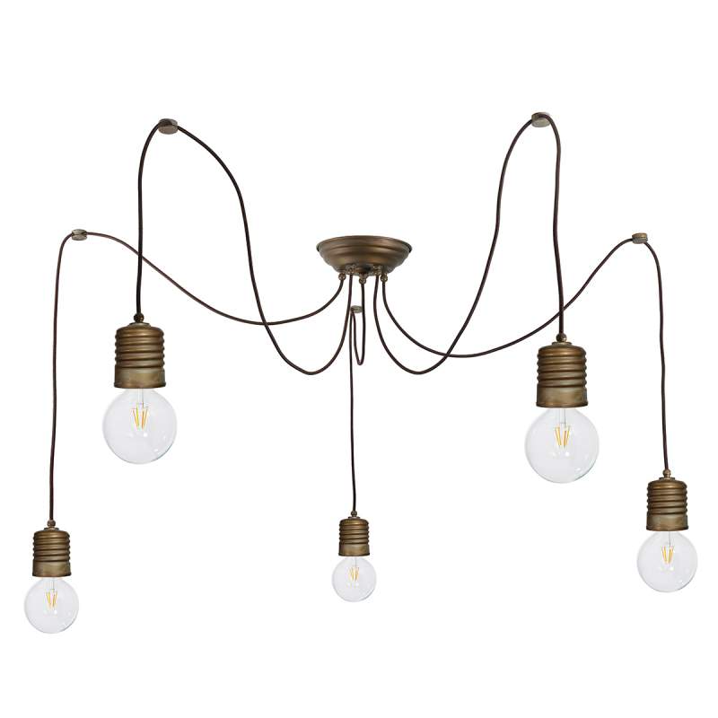 Variabele hanglamp Orti met nostalgische look