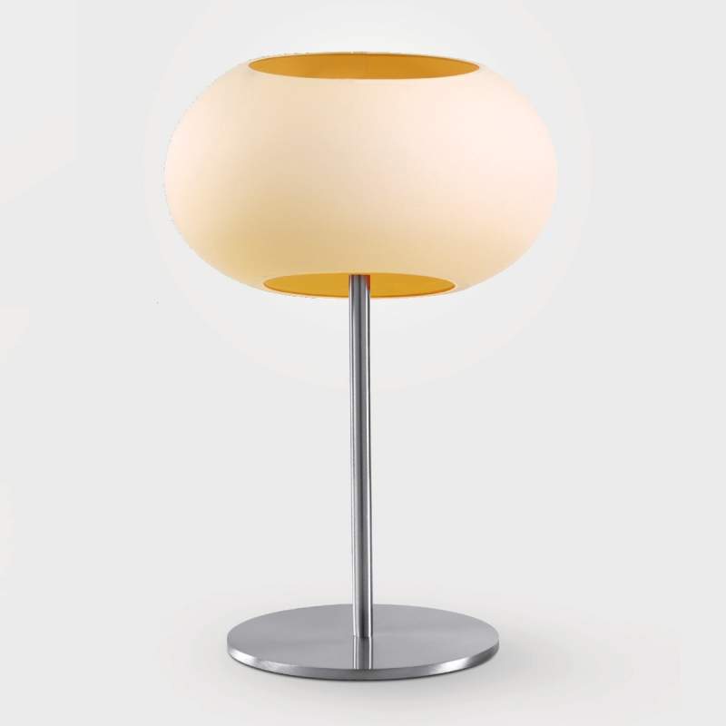 Asymmetrische tafellamp KEY, amber