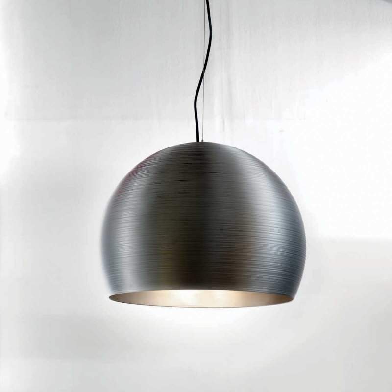 Pandora - gewelfde hanglamp, 50 cm, aluminium
