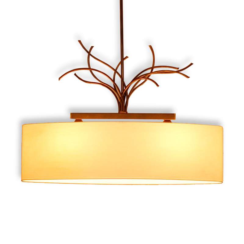 Crèmekleurige hanglamp Living