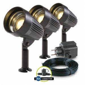 GardenLights Prikspot Set Corvus 12V Gardenlights 3154013