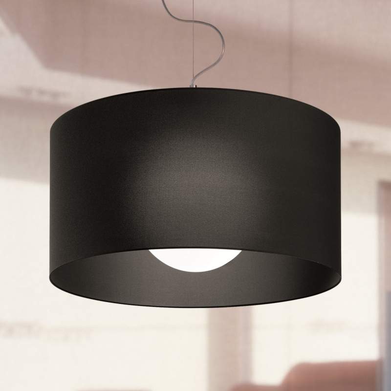 Fraaie hanglamp Fog SO 50, zwart