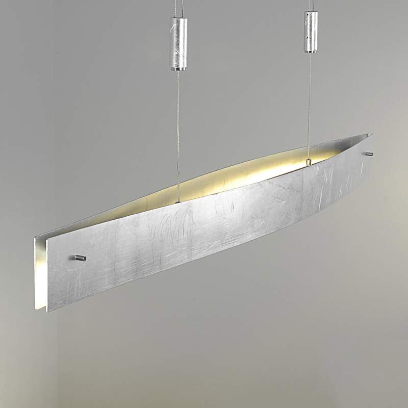 LED-hanglamp Malu, klassiek zilver