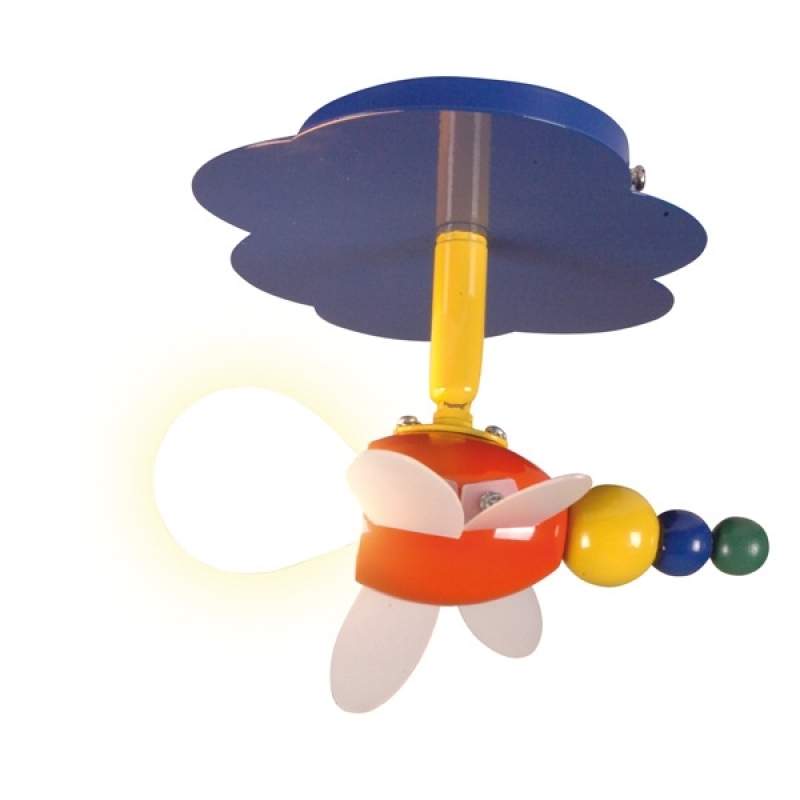 Speelse plafondlamp Fly, 1-lichts