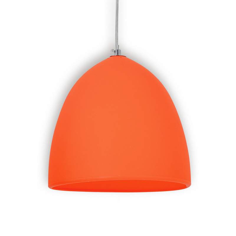 Oranje silicone hanglamp Fancy