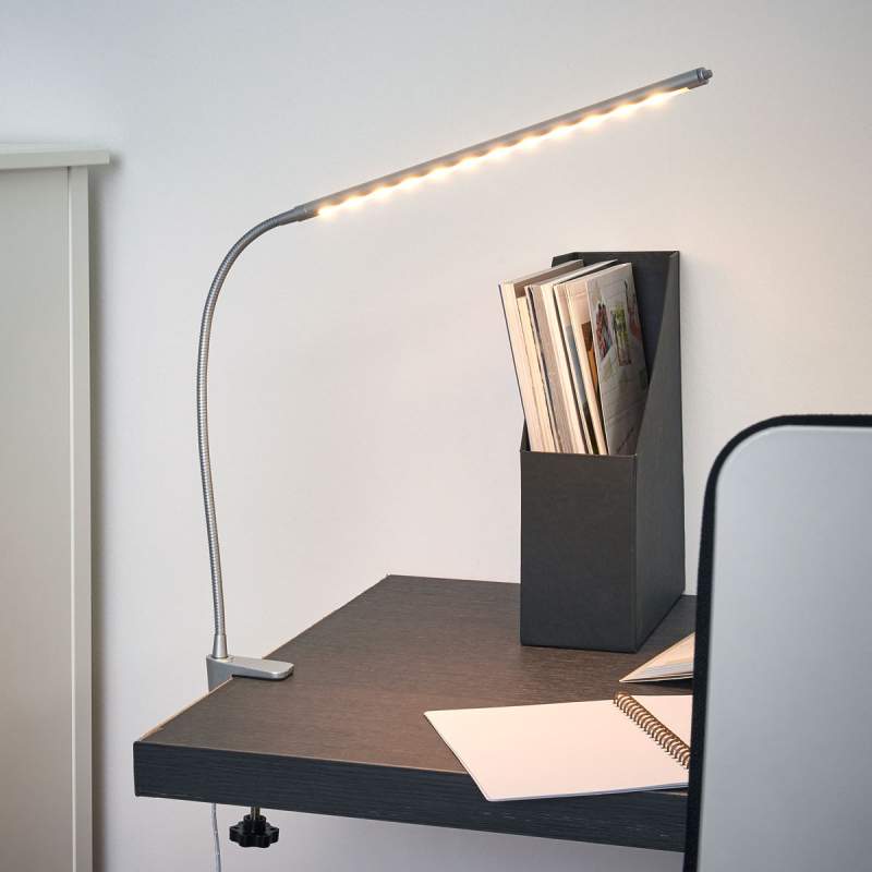 Heldere LED-klemlamp Anka met flexibele arm