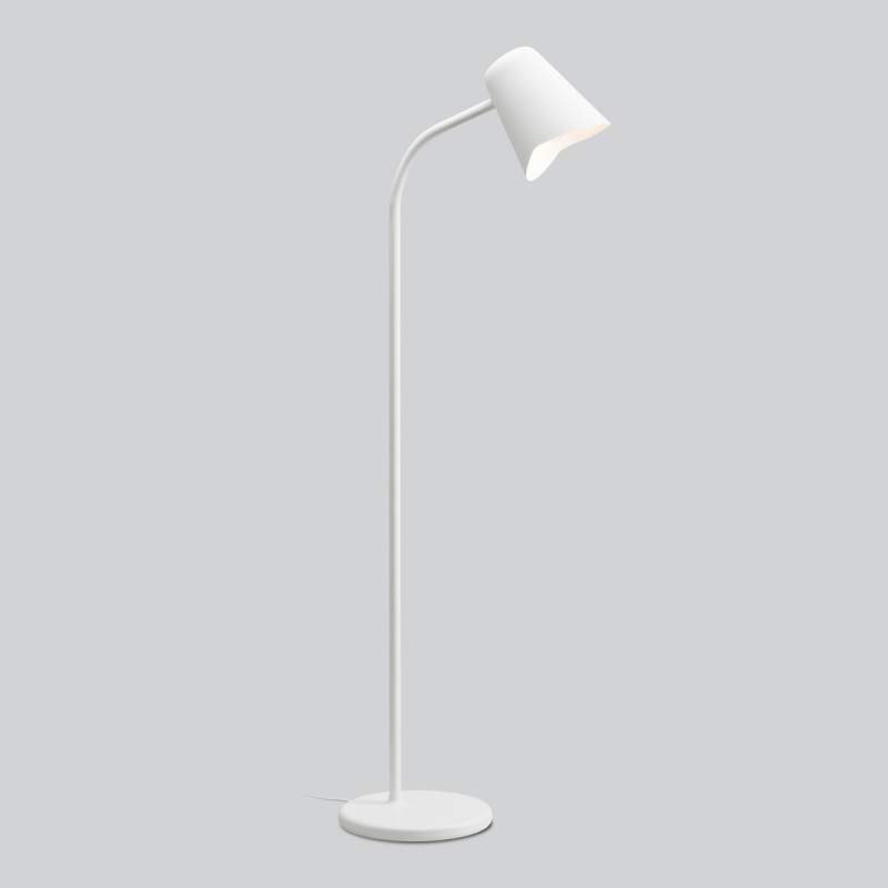 Flexibele vloerlamp Me in wit