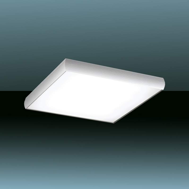 Vierkante plafondlamp Alum