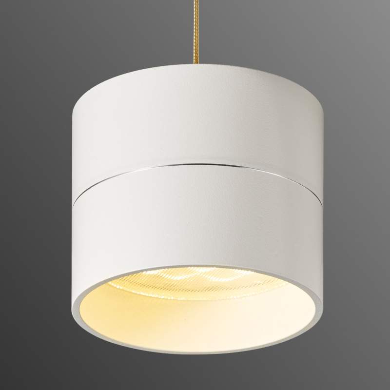 LED hanglamp Tudor S met 1 lampje mat wit