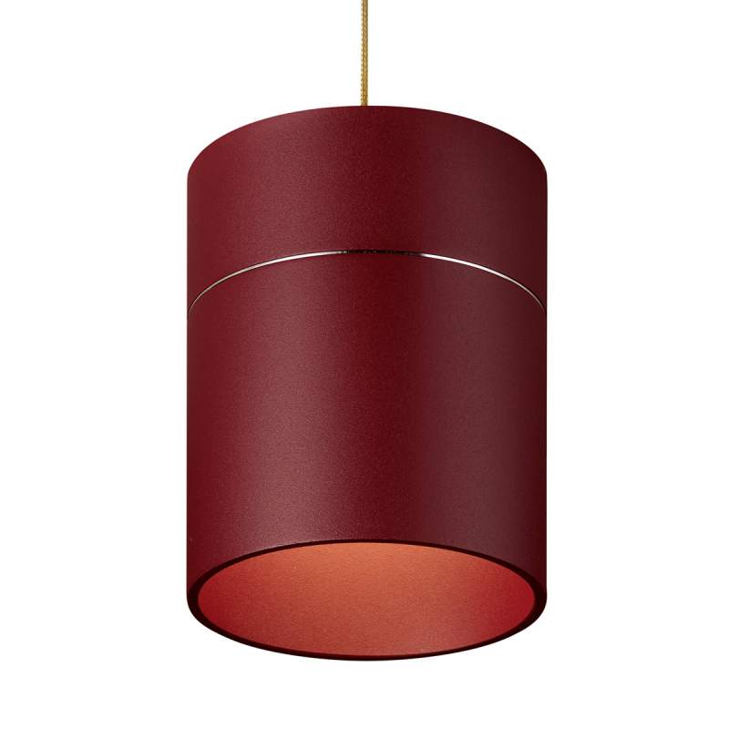 Hanglamp Tudor M 13,9 cm kaphoogte mat rood