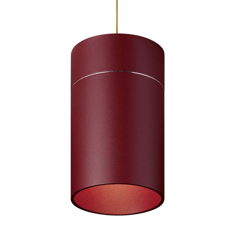 Mooie Tudor L hanglamp 18,5 cm mat rood