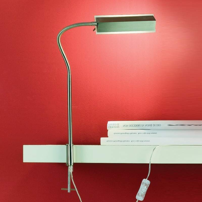 Praktische klemlamp Silas met led