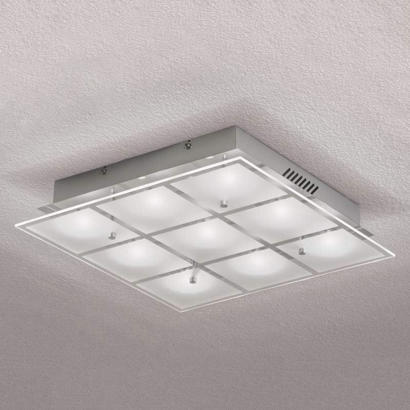 9-lichts LED-plafondlamp Florien