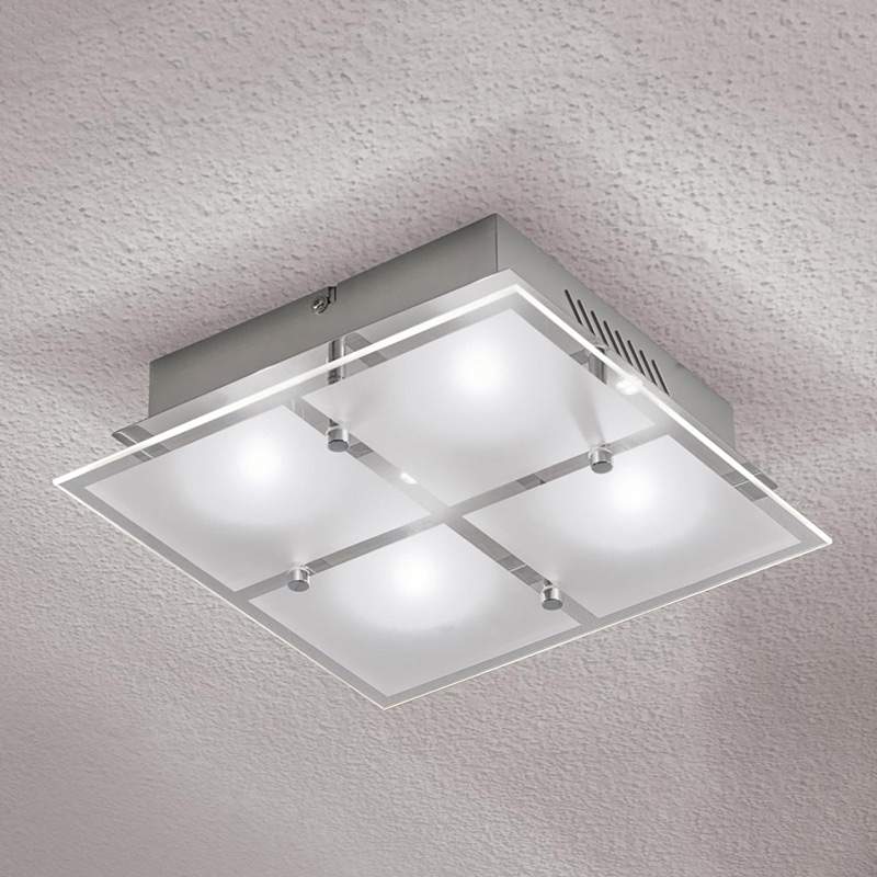 LED-plafondlamp Florien, 4-lichts