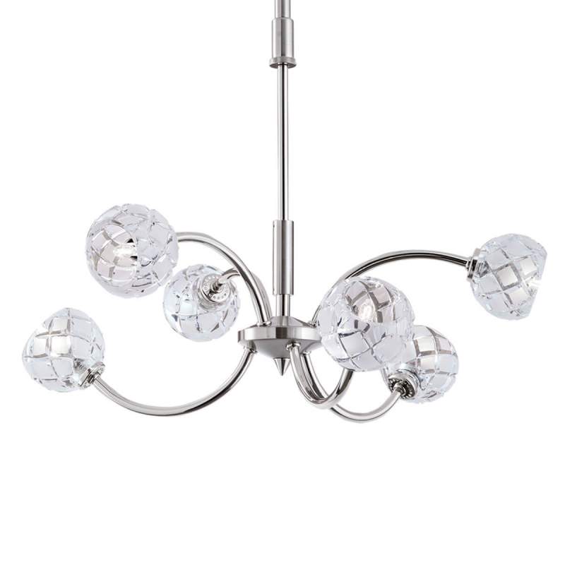 Hanglamp Maderno met bleikristalglas 51 cm