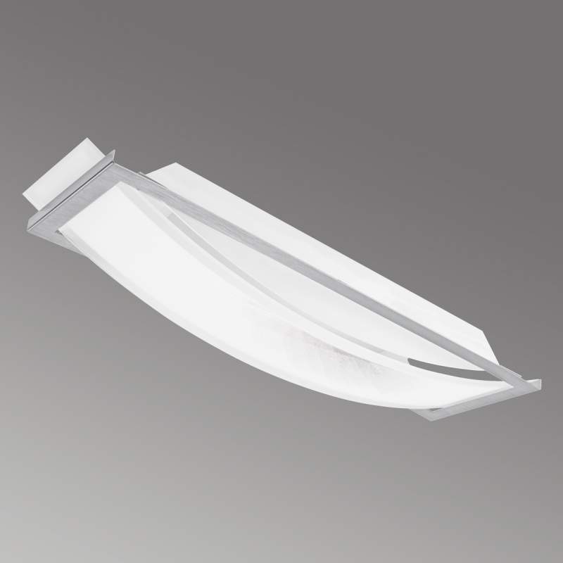 Rechthoekige LED plafondlamp Arc, 26,5 cm, ww