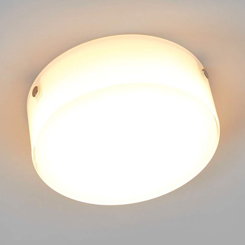 Glazen plafondlamp Sole met LED licht