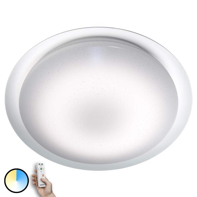 LED plafondlamp Silara Sparkle, afstandsbediening