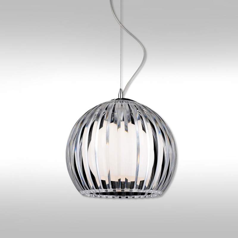 Transparante hanglamp Mandina - 20 cm