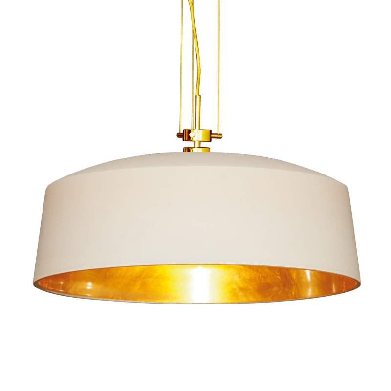 Decoratieve hanglamp Auro met bladgoud