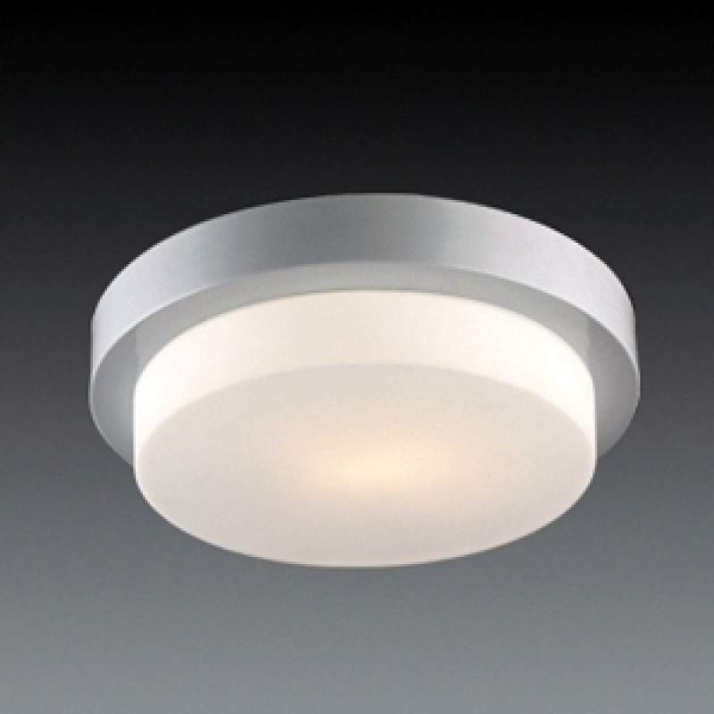 Eenvoudige plafondlamp Laiko, chroom