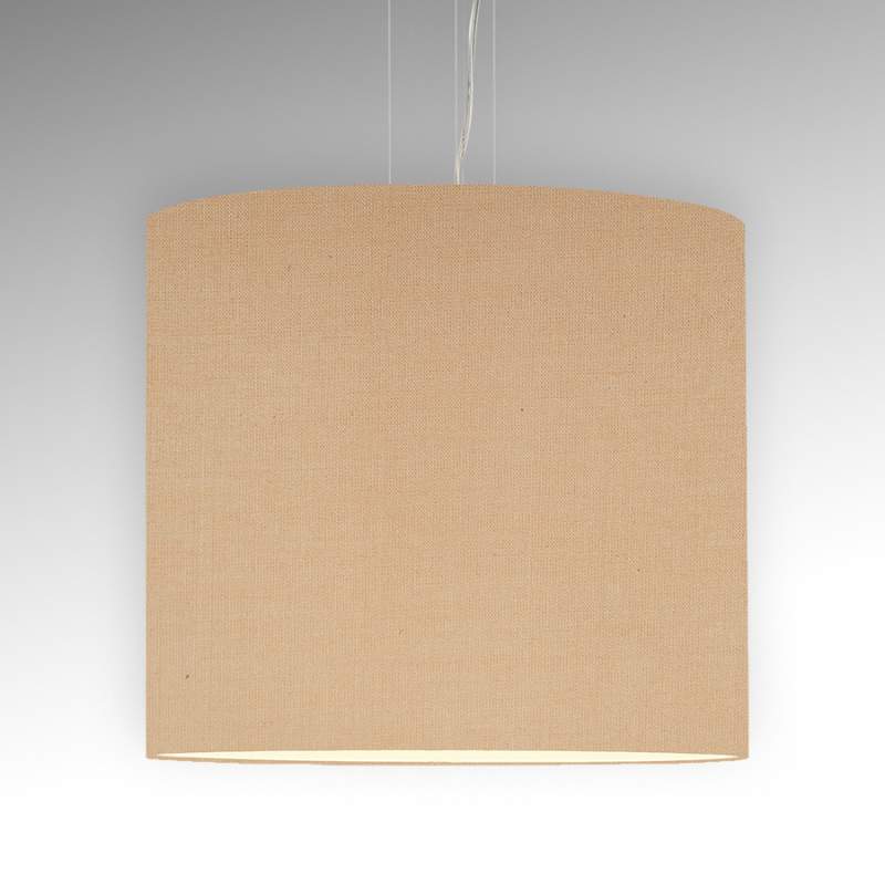 Eenvoudige hanglamp Tono, beige, diameter 60 cm