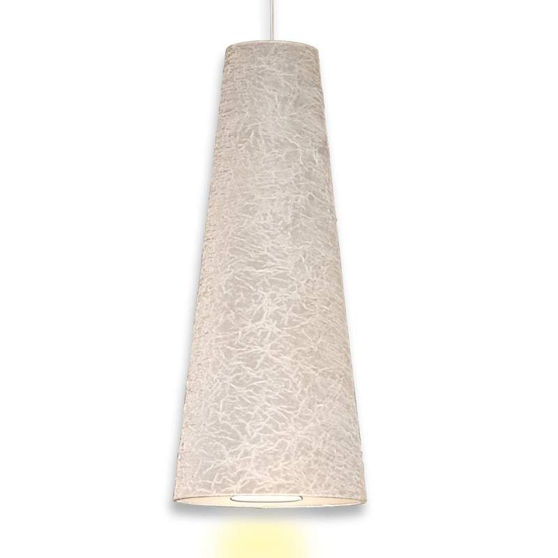 Regina - conische hanglamp, 40 cm, wit