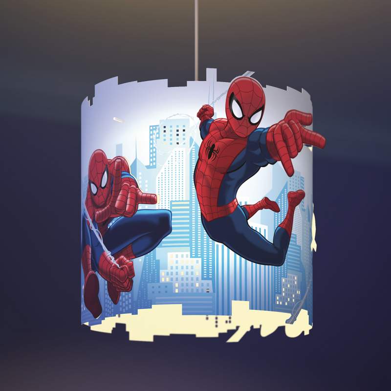 Fantasierijke kinderhanglamp Spiderman
