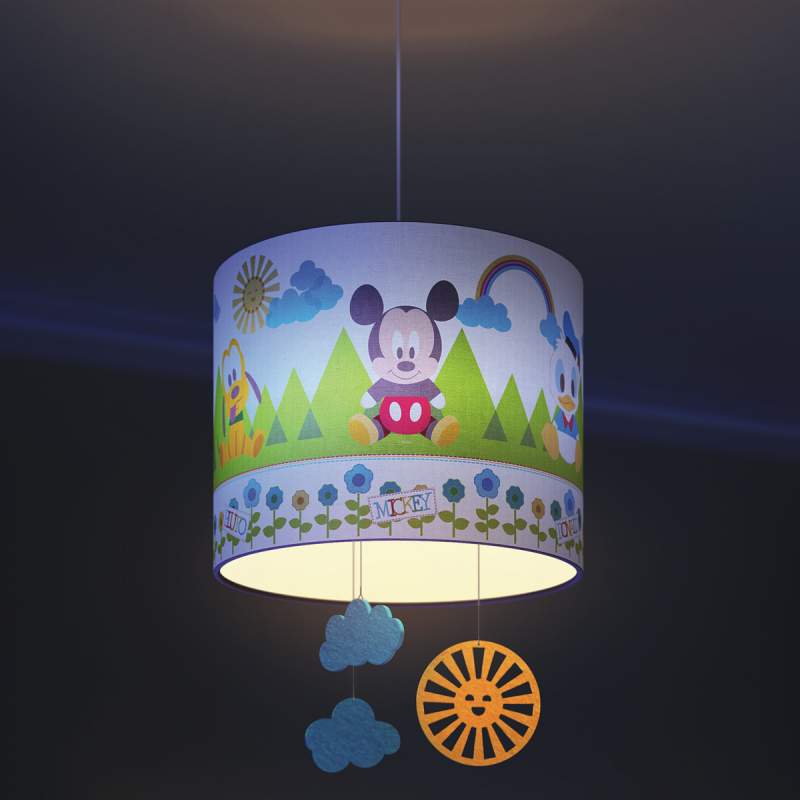 Rustgevende kinderhanglamp Mickey Mouse