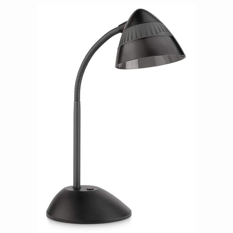 Bureaulamp Cap met LED's, zwart