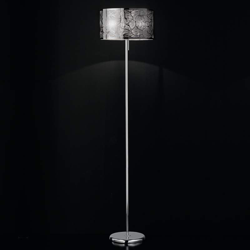 Edele staande lamp Raphaela met metalen scherm