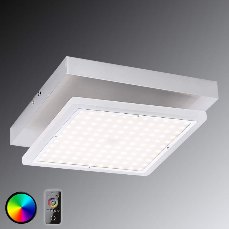 Met afstandsbediening - LED plafondlamp Vidal 33,5