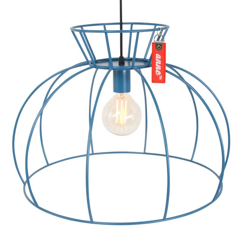 Trendy hanglamp Crinoline, blauw